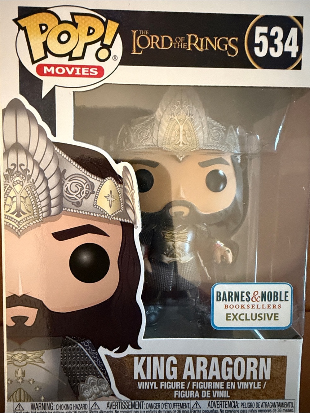 Funko Pop Lord of the Rings- King Aragorn #534